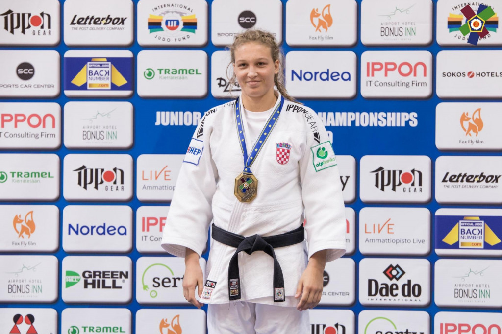Petrunjela Pavić, članica Judo kluba Dubrovnik 1966., 2019. godine osvojila je broncu na Europskom juniorskom prvenstvu održanom u Finskoj foto: eju.net