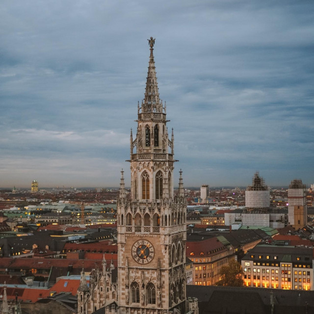 Pogled na München, glavni grad Bavarske