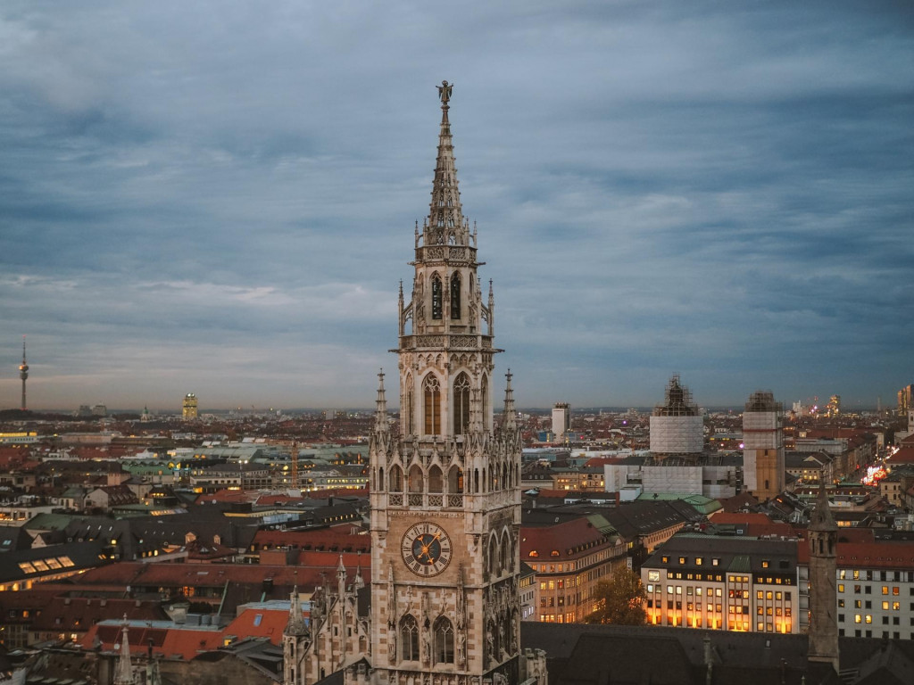 Pogled na München, glavni grad Bavarske