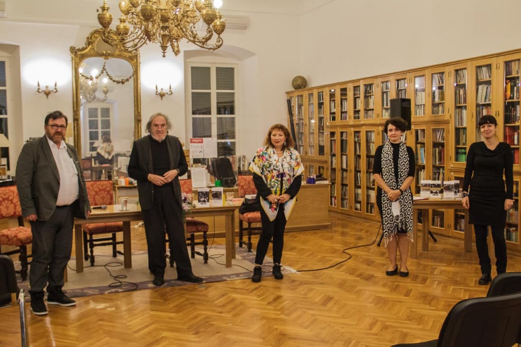 Fra Ivan Kramar, akademik Luko Paljetak, Katja Bakija, Marija Grazio i Katarina Palinić