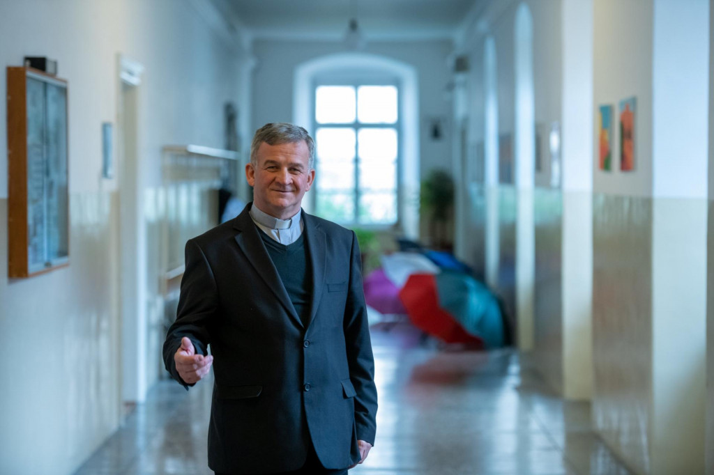 Don Josip Lebo, ravnatelj Biskupijske klasične gimnazije Ruđera Boškovića u Dubrovniku