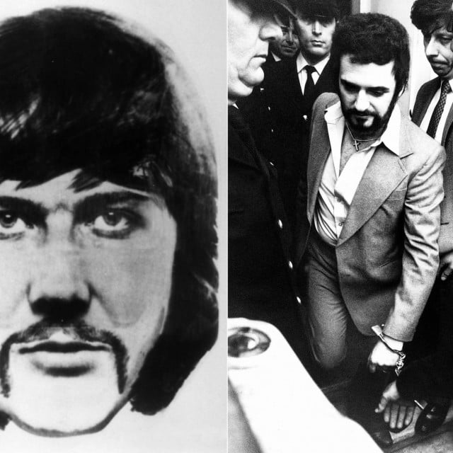 MSN use only. Peter Sutcliffe, The Yorkshire Ripper. Left his police photo-fit and right his actual picture,Image: 568758558, License: Rights-managed, Restrictions:, Model Release: no, Credit line: -/MirrorPix/Profimedia
