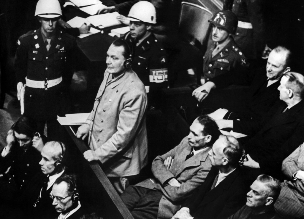 Hermann Goering na suđenju u Nuernbergu&lt;br /&gt;
 