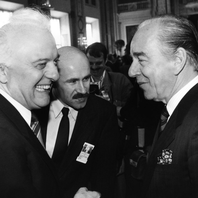 Eduard Shevardnadze i Budimir Lončar