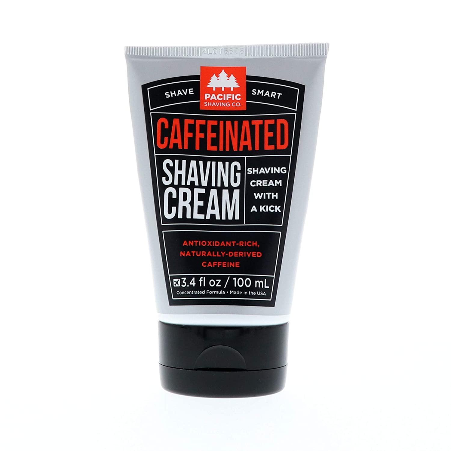 caffeinated shaving cream