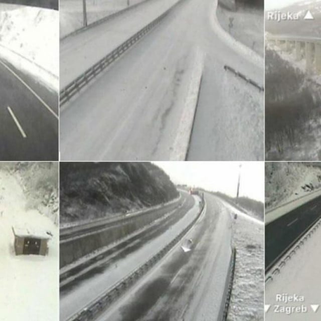 Snijeg na autocesti