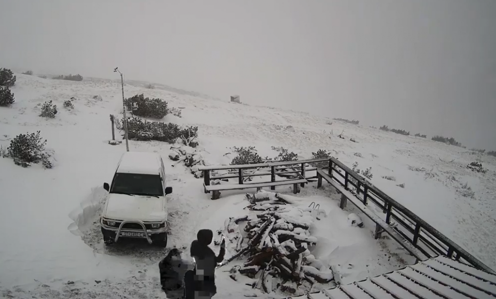Kamare MeteoDinare snimile su prvi obilniji snijeg ove zime