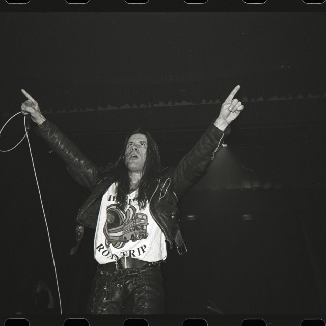 Bruce Dickinson na sarajevskom koncertu 1994.