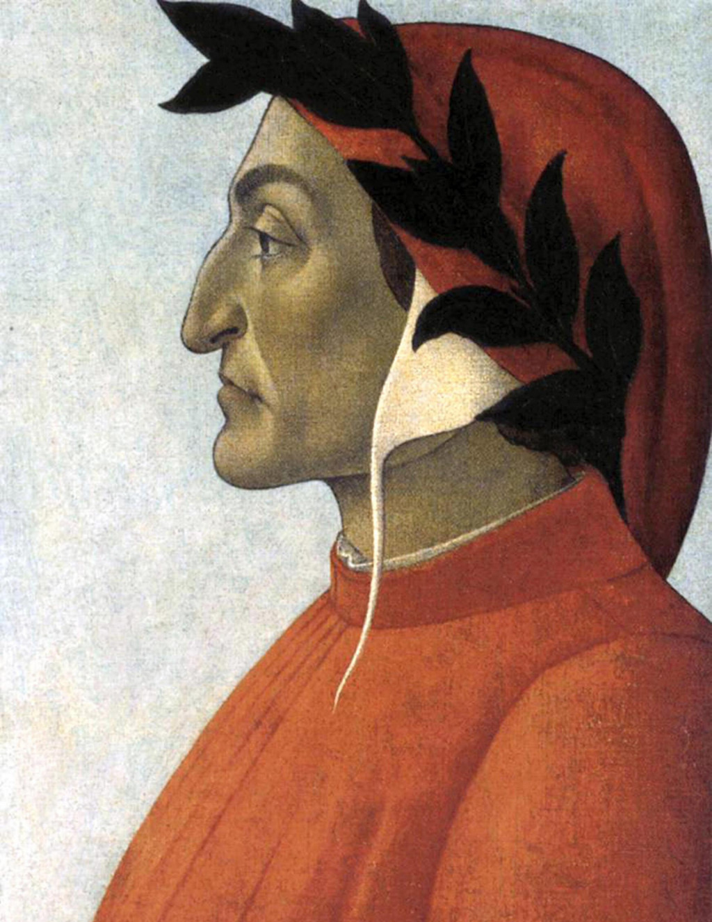  Dante Alighieri, portret Sandra Botticellija, u Pakao je smjestio brojne suvremenike, crkvene velikodostojnike, pape i političke protivnike&lt;br /&gt;
 