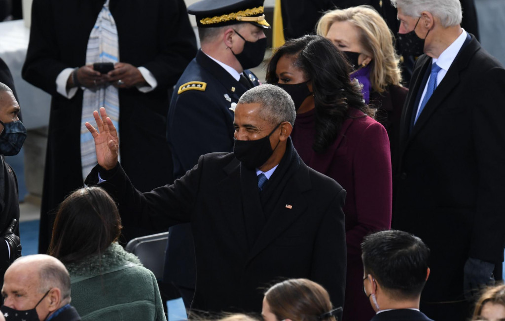 Demokratski predsjednici na okupu - Obama i Clinton sa suprugama