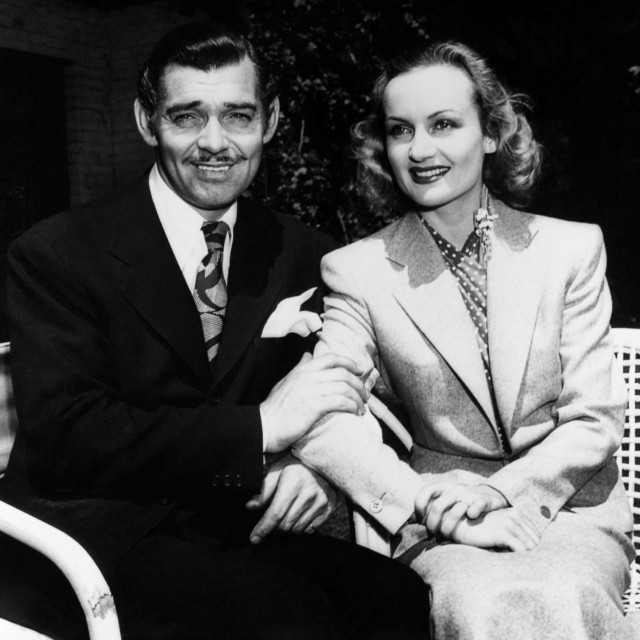 Clark Gable s trećom suprugom Carole Lombard