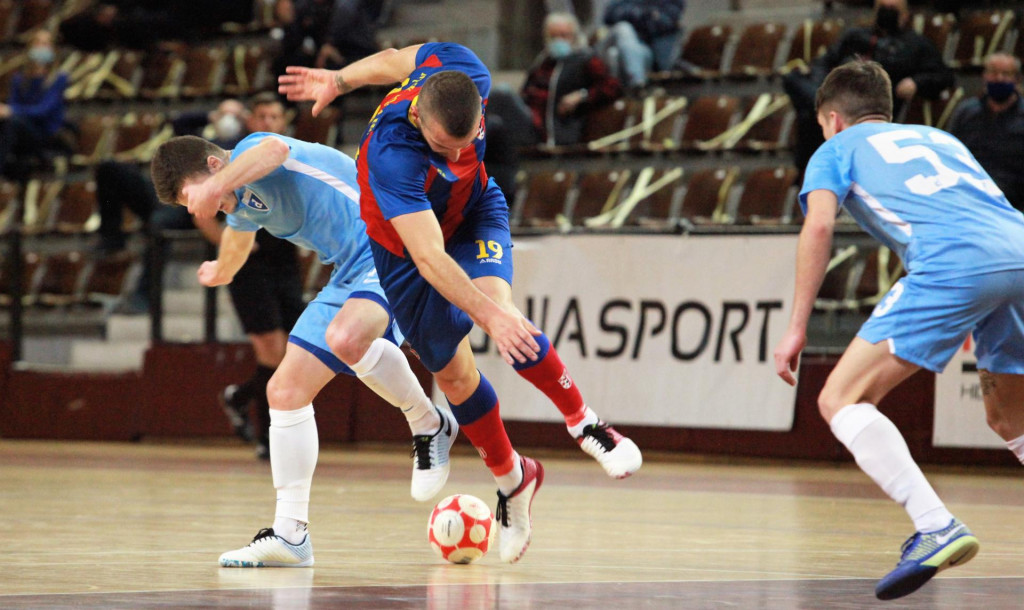Prva HMNL, 11. kolo, Dubrovnik: Square - Futsal Dinamo foto: Tonči Vlašić