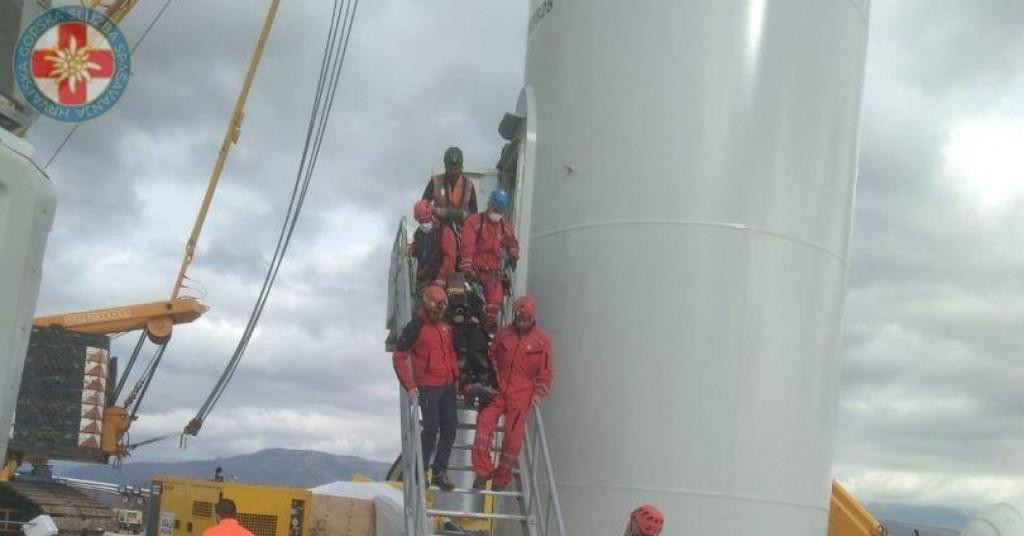 Gorska služba spašavala radnika u vjetroelektrani