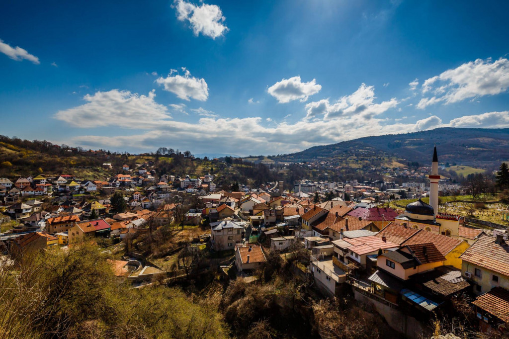 Pogled na srednjobosanski grad Travnik