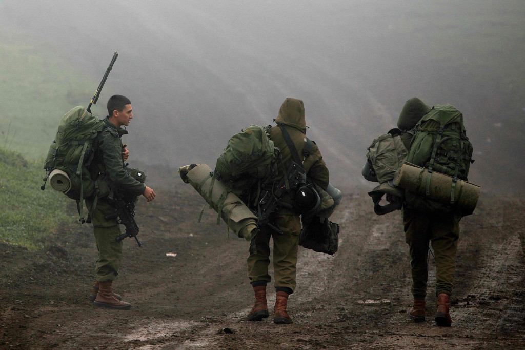 Golanska visoravan - izraelski vojnici