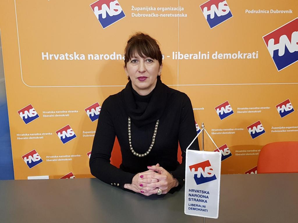 Nataša Gabričević, predsjednica dubrovačkog HNS-a