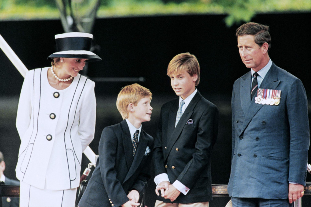 19. kolovoza 1995.: princeza Diana, Harry i William te princ Charles