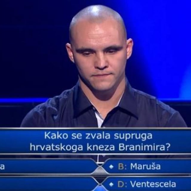 Tomislav je u sinoćnjem &rdquo;Milijuna&scaron;u&rdquo; osvojio 250.000 kuna.