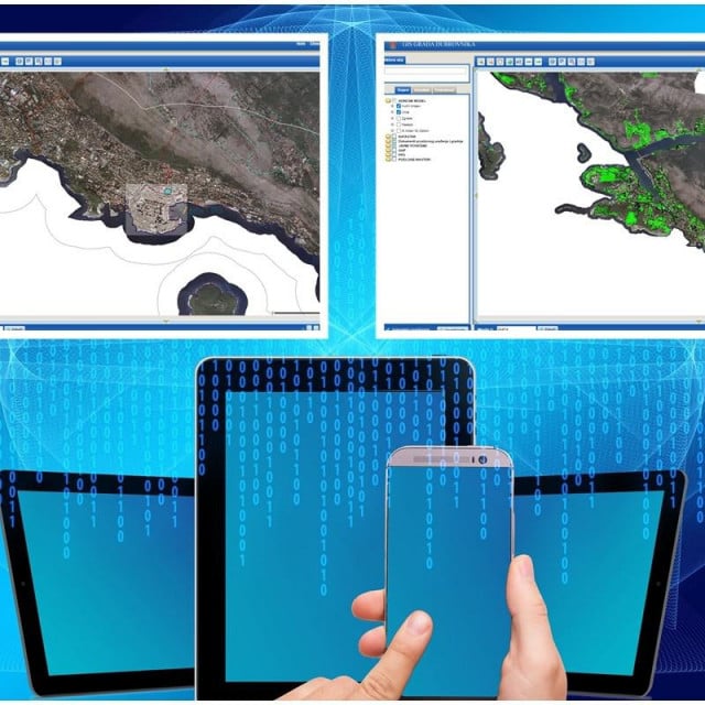 Geoinformacijski sustav Grada Dubrovnika je centraliziran sustav, sastavljen od različitih povezanih modula