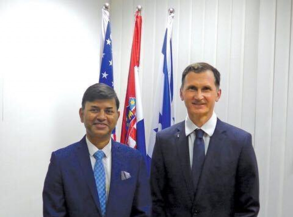 Veleposlanik Indije Raj Srivastava i prof. dr. Dragan Primorac