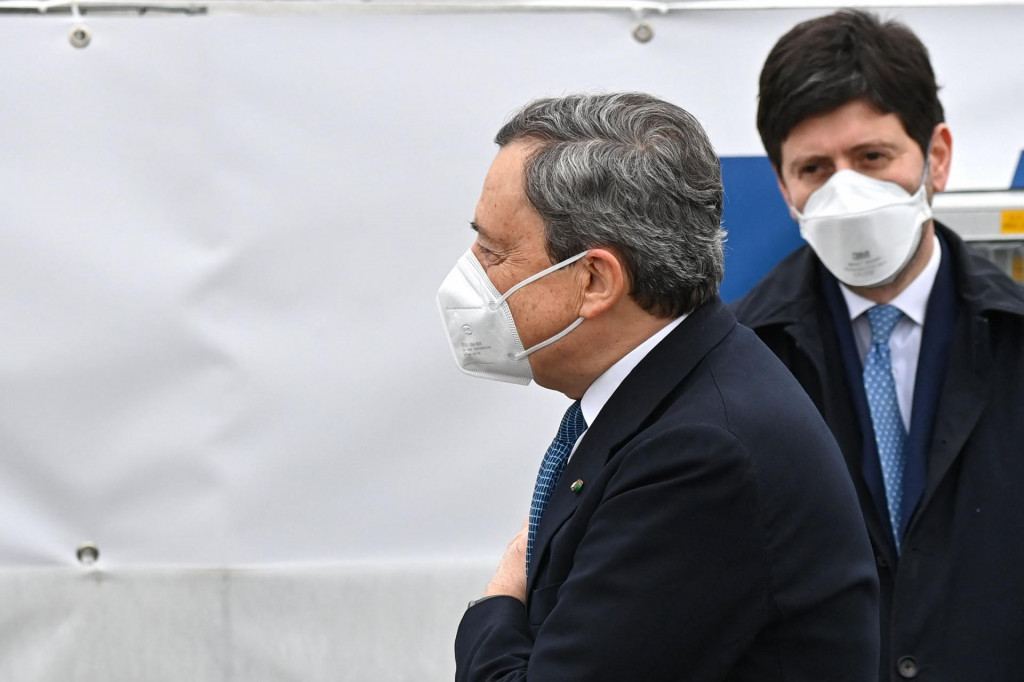 Premijer Mario Draghi i ministar zdravstva Roberto Speranza