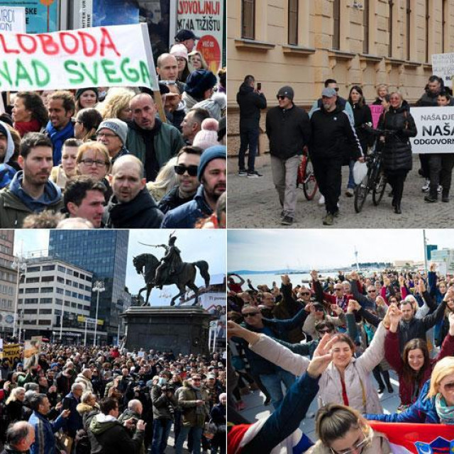 Prosvjedi u Hrvatskoj