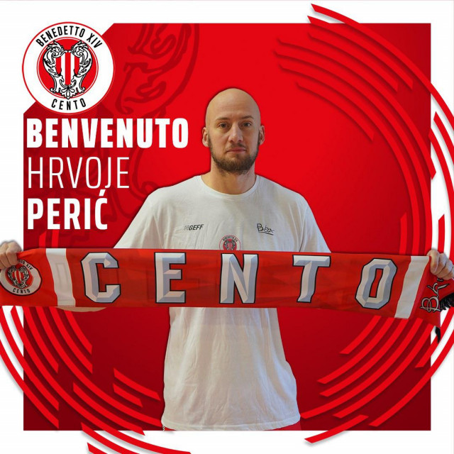 Košarkaški klub Benedetto XIV Cento poželio je dobrodošlicu Dubrovčaninu Hrvoju Periću