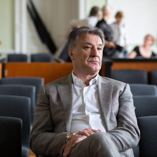 Zdravko Mamić tijekom suđenja na Županijskom sudu u Osijeku, u travnju 2018. godine