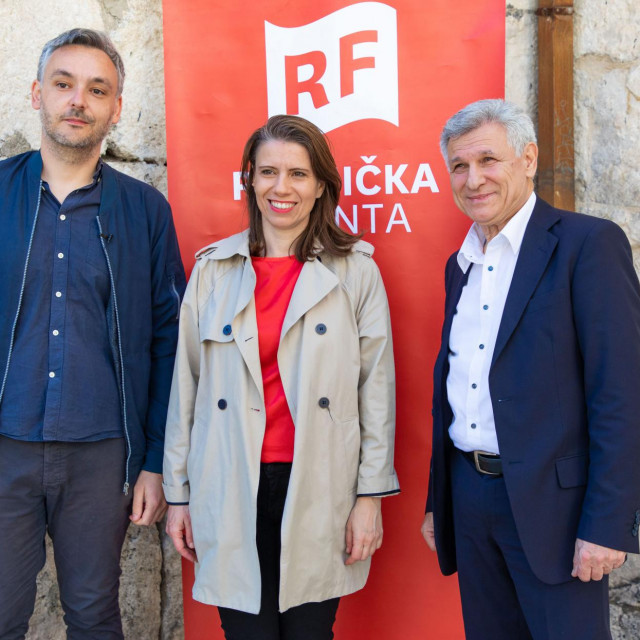 Saša Branković, Katarina Peović i Ranko Adorić