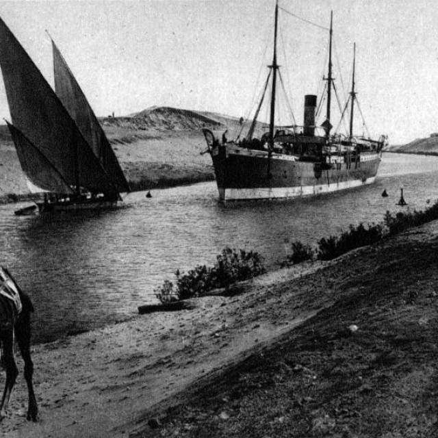 Promet Sueskim kanalom daleke 1907. godine