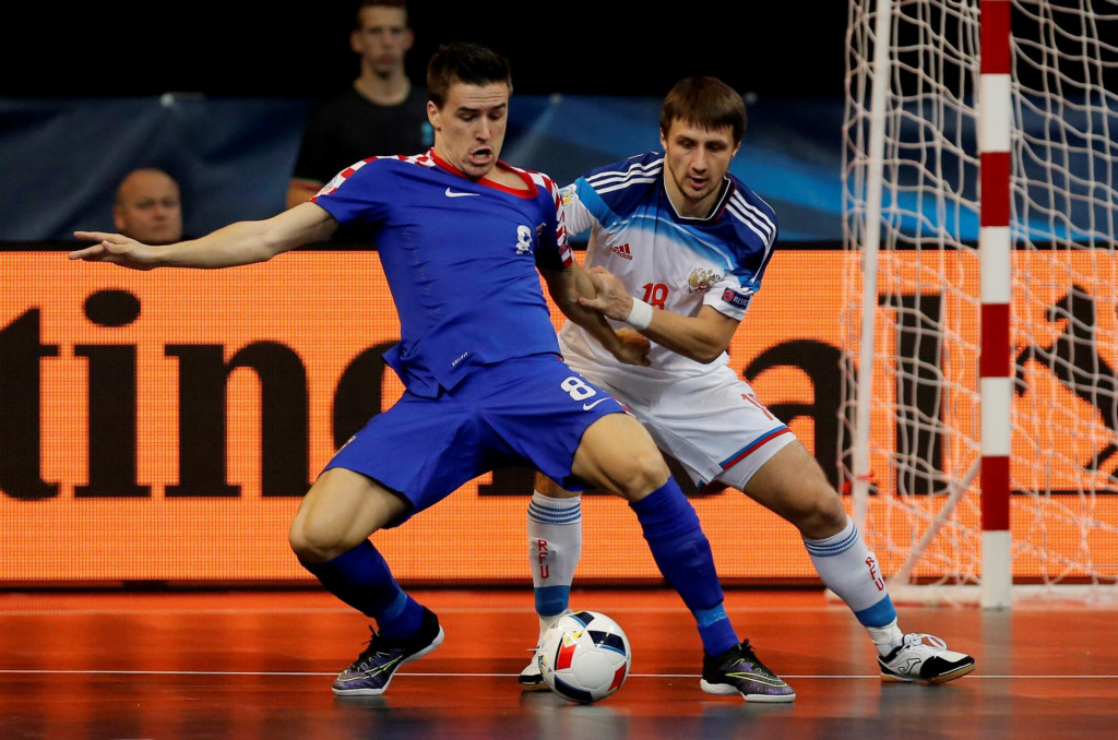 Dario Marinović protiv Rusije na završnici EP-a 2016. u beogradskoj Areni
