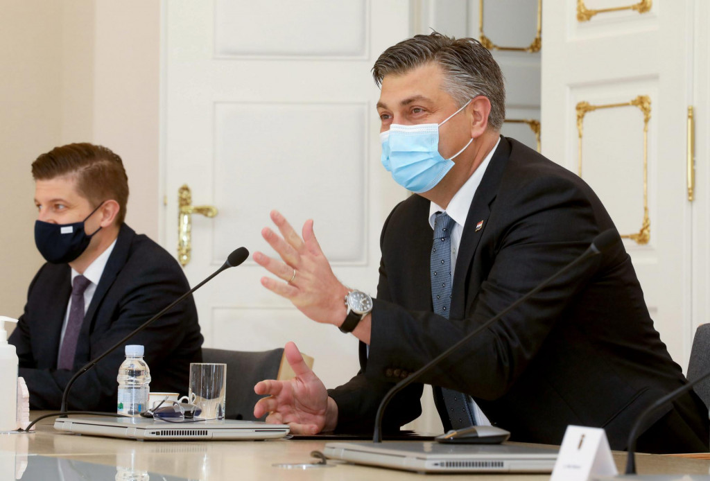 Premijer Plenković na sastanku sa predstavnicima umirovljenika
