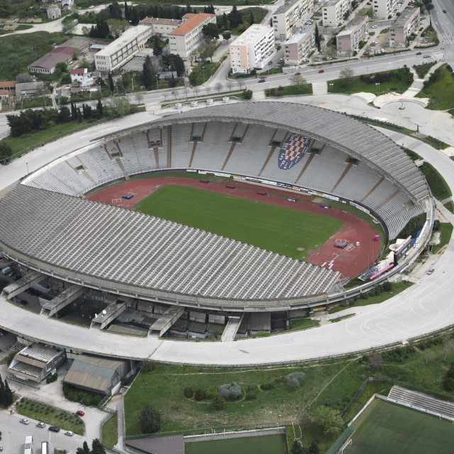 Panorama gradskog stadiona u Poljudu 