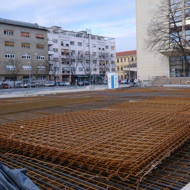 Radovi na gradilištu u Zagrebu
