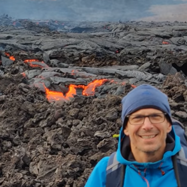 Hrvoje Brekalo na vulkanima na Islandu