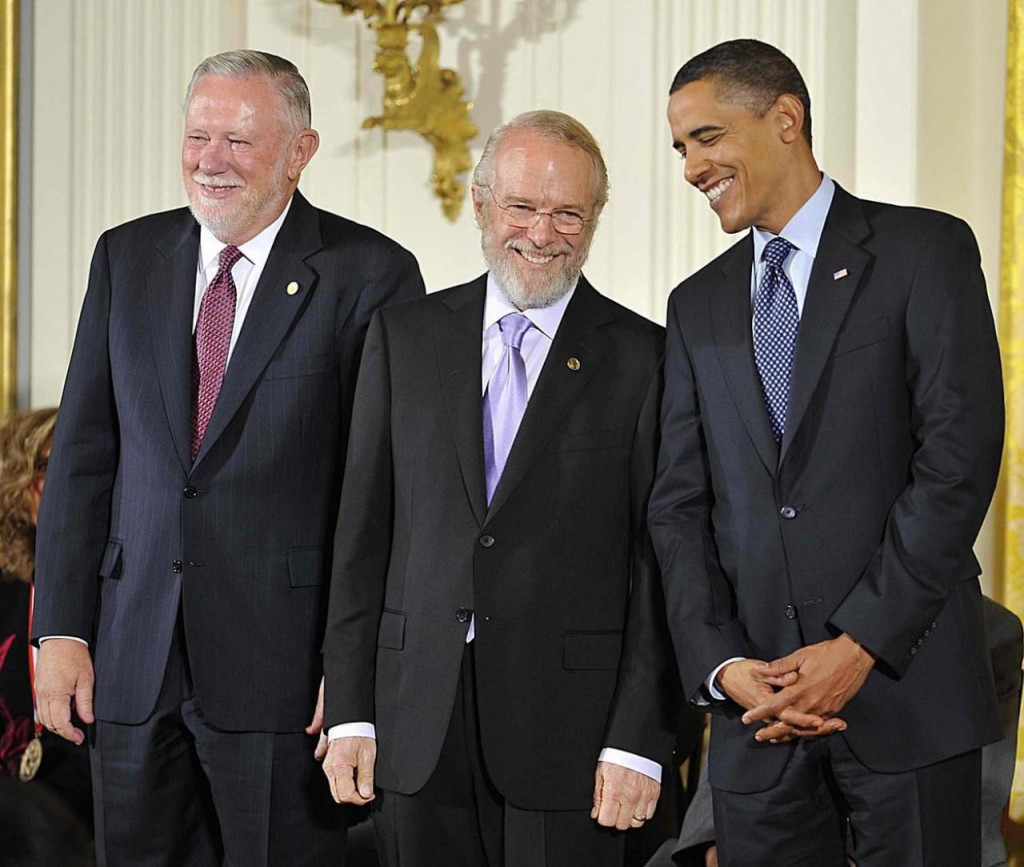 Charles Geschke, John Warnock i Barack Obama