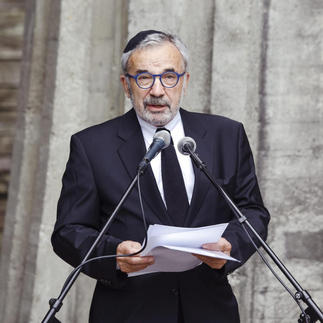 Na fotografiji: Ognjen Kraus, predsjednik Koordinacije židovskih općina u RH
