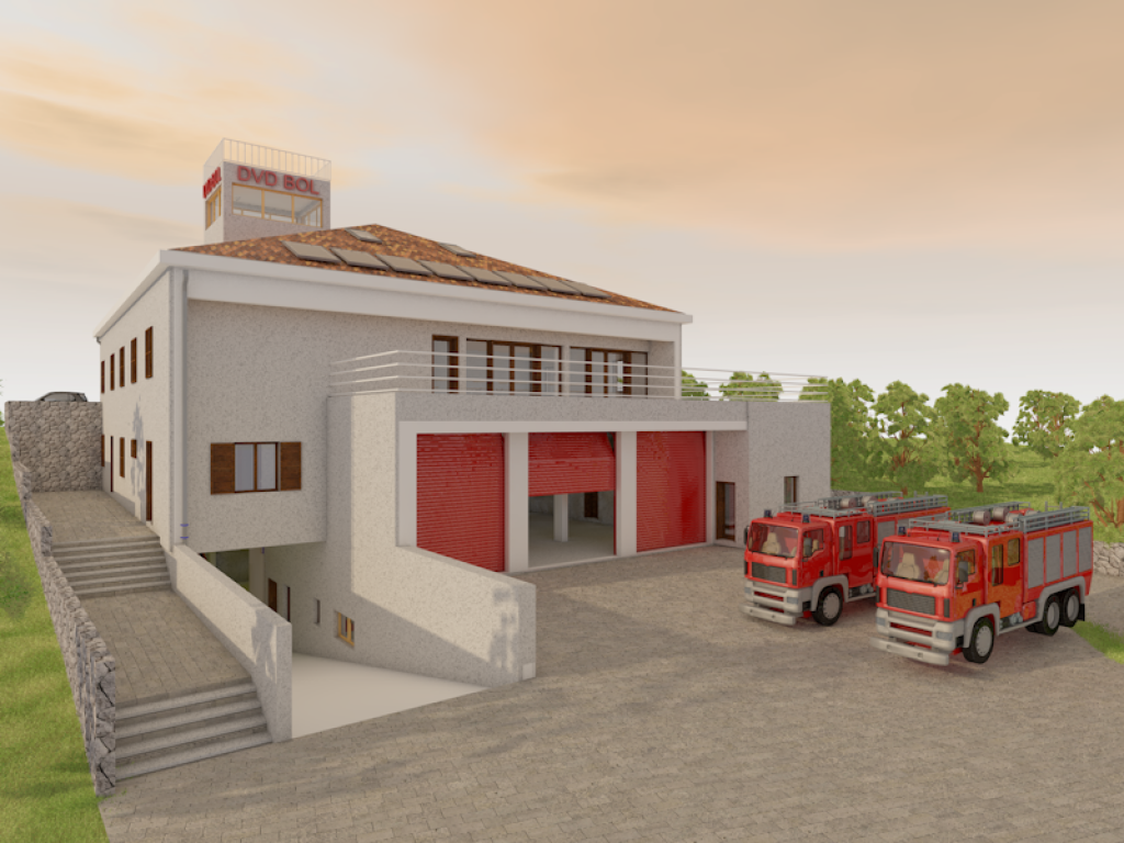 Pogled na budući izgled vatrogasnog doma u Bolu &amp;#39;FOR-ING&amp;#39;