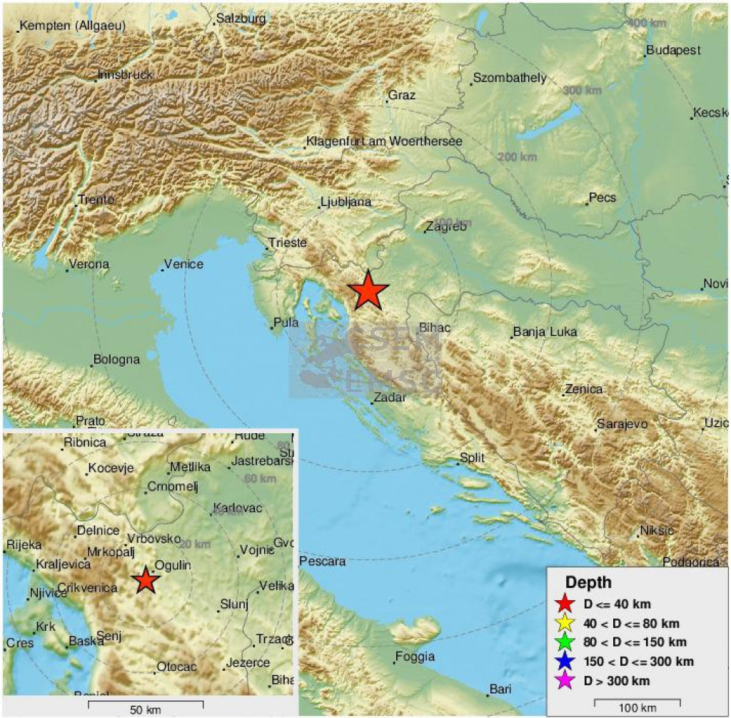 Novi potres Hrvatsku je zatresao u petak