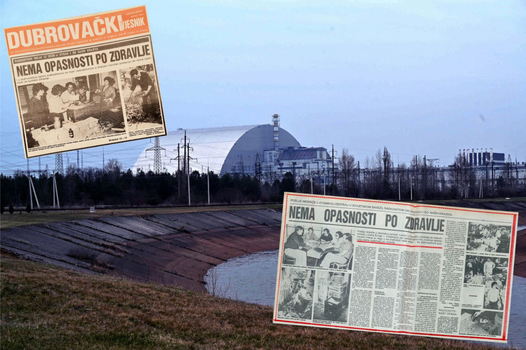 Dubrovački vjesnik je u svibnju 1986. iscrpno izvijestio o ugođaju u Dubrovniku nakon nuklearne katastrofe u Černobilu