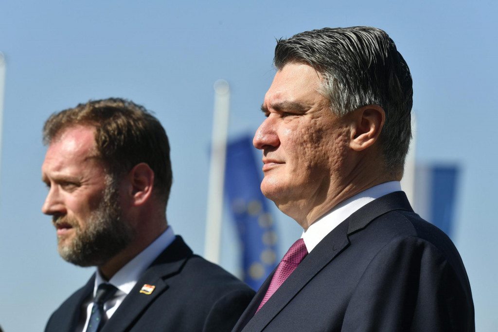 Na fotografiji: ministar Mario Banožić i Zoran Milanović