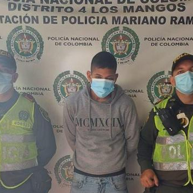 Kolumbijska policija objavila je sliku uhićenog Juana Nieve