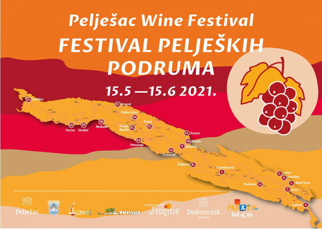 Doživite Pelješac u novoj eno-gasto manifestaciji –Festival peljeških podruma!