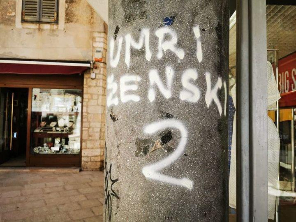 Grafit u Šibeniku izazvao je brojne rekacije na društvenim mrežama