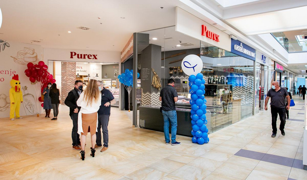Purex &amp; Ribarnica Brač otvorili su nove prodavaonice u prizemlju trgovačkog centra Mall of Split