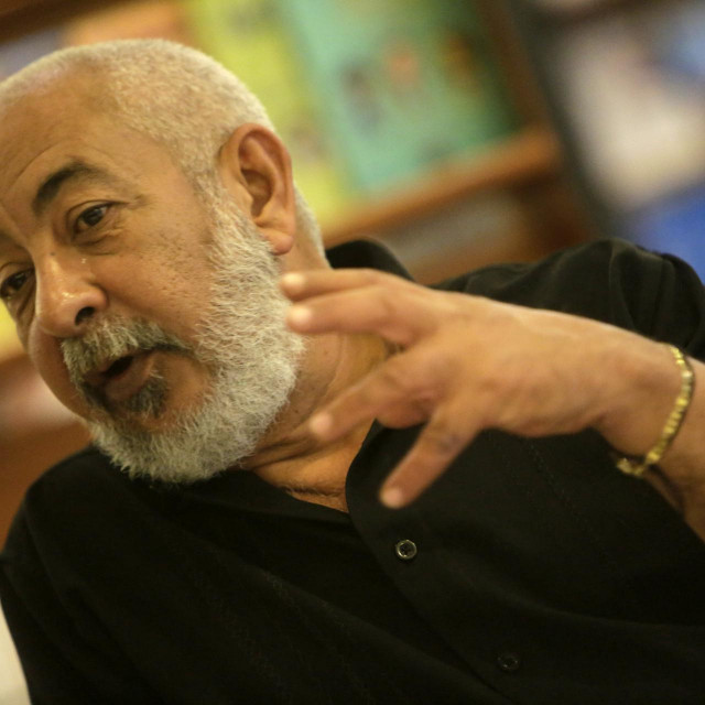 Cuban writer Leonardo Padura participates in the fifth &rdquo;CentroAm&eacute;rica Cuenta&rdquo; literary festival, in Managua on May 24, 2017. (Photo by INTI OCON/AFP)