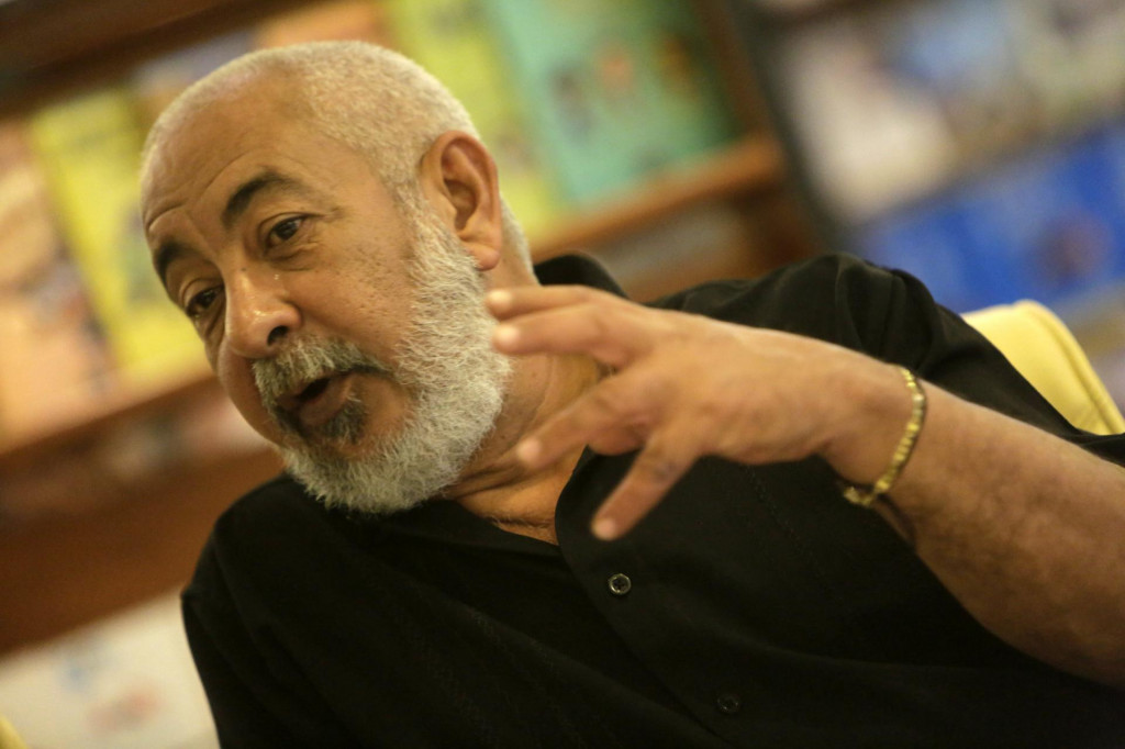 Cuban writer Leonardo Padura participates in the fifth &rdquo;CentroAm&eacute;rica Cuenta&rdquo; literary festival, in Managua on May 24, 2017. (Photo by INTI OCON/AFP)