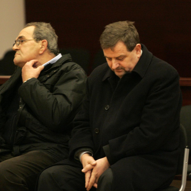 Na fotografiji:Luka Jerić (desno) tijekom suđenja na Županijskom sudu 2010. godine