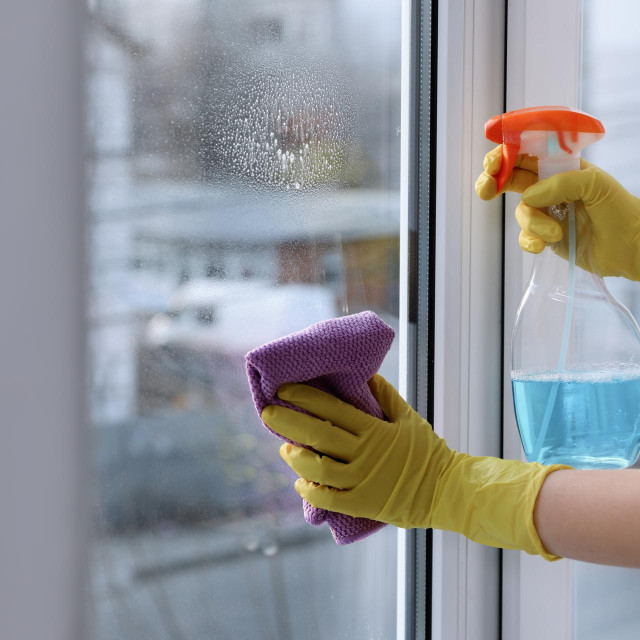 Čišćenje prozora s glicerinom