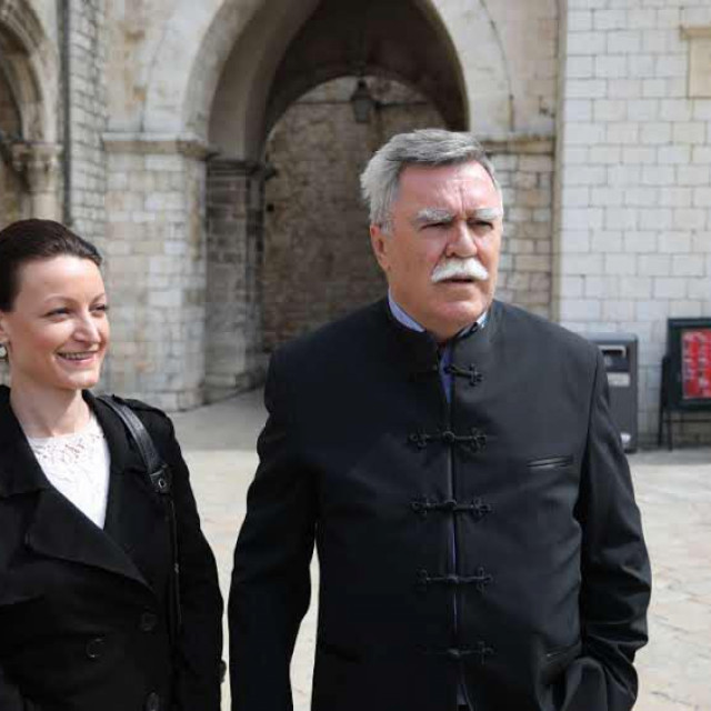 Ivana Končevski i Vedran Violić na predstavljavnju kandidata DP-a u Dubrovniku